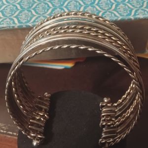 Mexico 925 Sterling Silver Bangle Bracelet